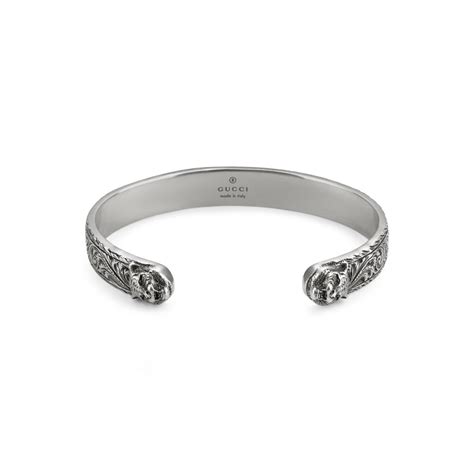 gucci gatto silver bracelet